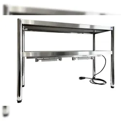 T&S Infrarot-Wärmebrücke (Speisenwärmer), 2-etagig, 1 Etage beheizt, 80cm breit