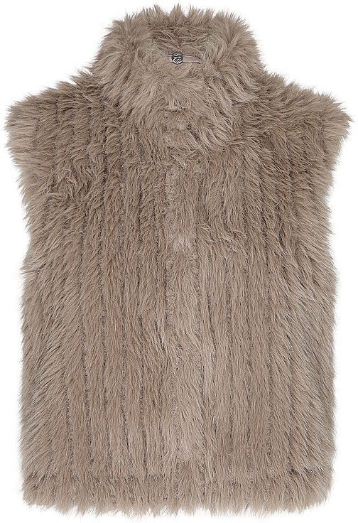 RINO&PELLE Gilet in Felloptik DAVA beige   40 40