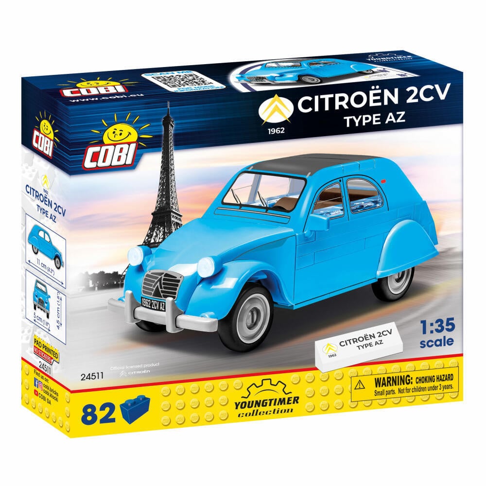 Cobi 24511 Citroën 2CV Type AZ 1962 Bouwpakket