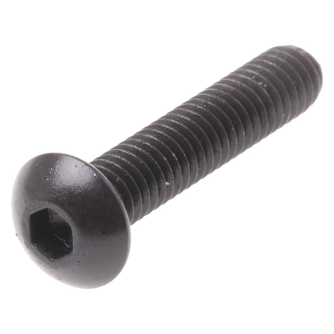 RS PRO Blk steel skt button head screw,M4x20mm (8229108)