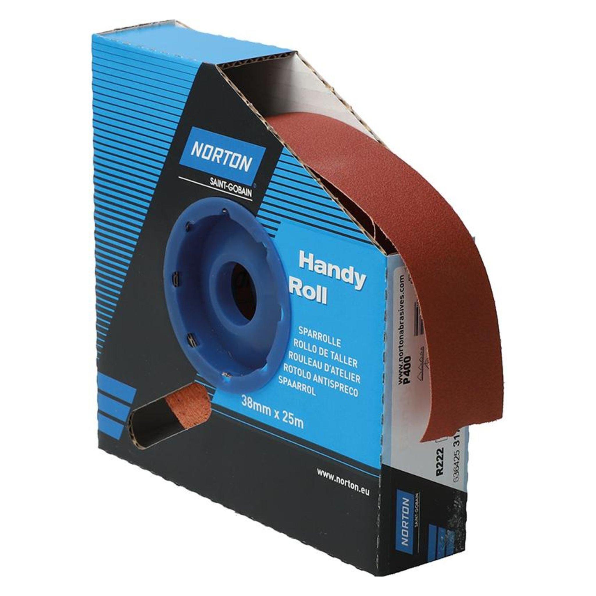 Magni Norton Handy Rolls - Schleifpapier Rolle R222 38 mm 25 m G400 (3157620180395)