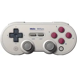 8bitdo SN30 Pro (Android, Mac, Switch, Windows), Gaming Controller, Weiss