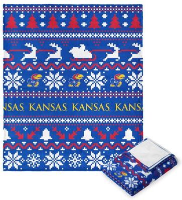 NCAA Xmas Time Silk Touch Throw Blanket