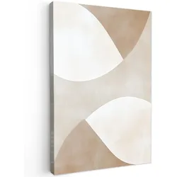 LEINWANDBILD Braun - Japandi - Abstrakt Wanddeko 40x60 cm