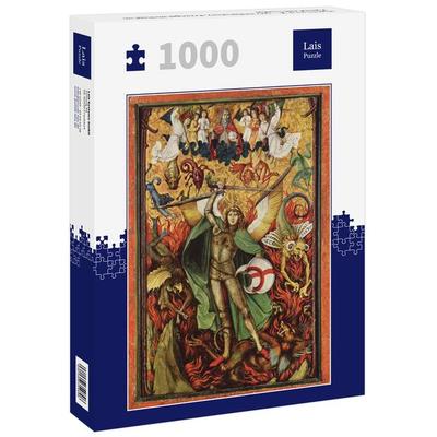 Lais Puzzle Hans Leu d. Ä. - Der Höllensturz, Erzengel Michael im Kampf mit Luzifer 1000 Teile