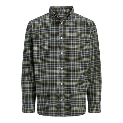 Langarmhemd JACK & JONES "JJEFIELD CHECK SHIRT LS SN", Herren, Gr. XS, N-Gr, rosin, Web, Obermaterial: 100% Baumwolle, kariert, normal normal, ohne Ausschnitt, 2-Knopf-Manschette, Hemden, Baumwolle, normal geschnitten