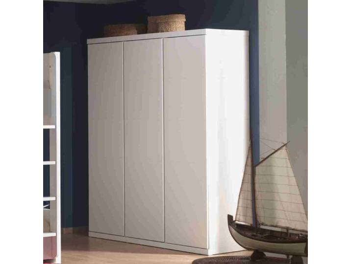 Armoire 3 Portes Laquée Blanche - LARA