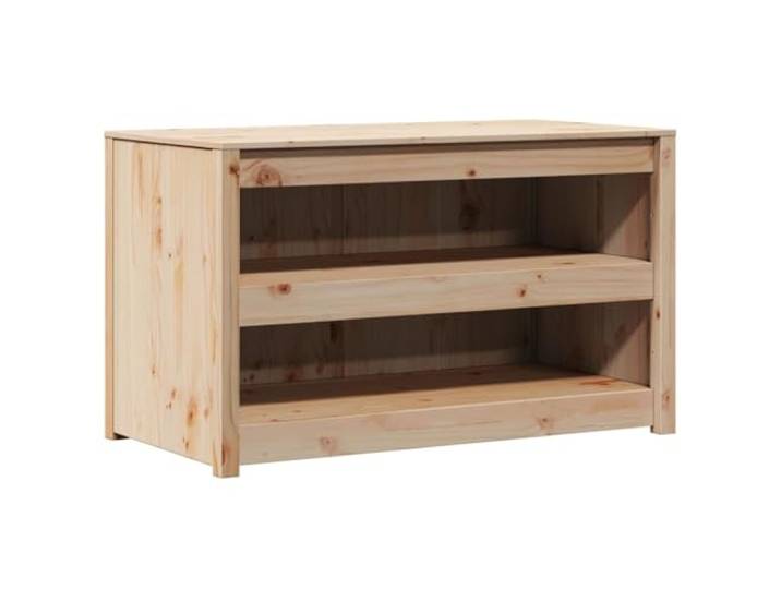 Favemtsl Küchenschrank Massivholz Kiefer Braun Eichen-Optik 106x55x64cm Vielseitiges Küchenmöbel aus Kiefernmassivholz mit Regalböden für Esszimmer, Vorratsraum und moderne Wohnbereiche.