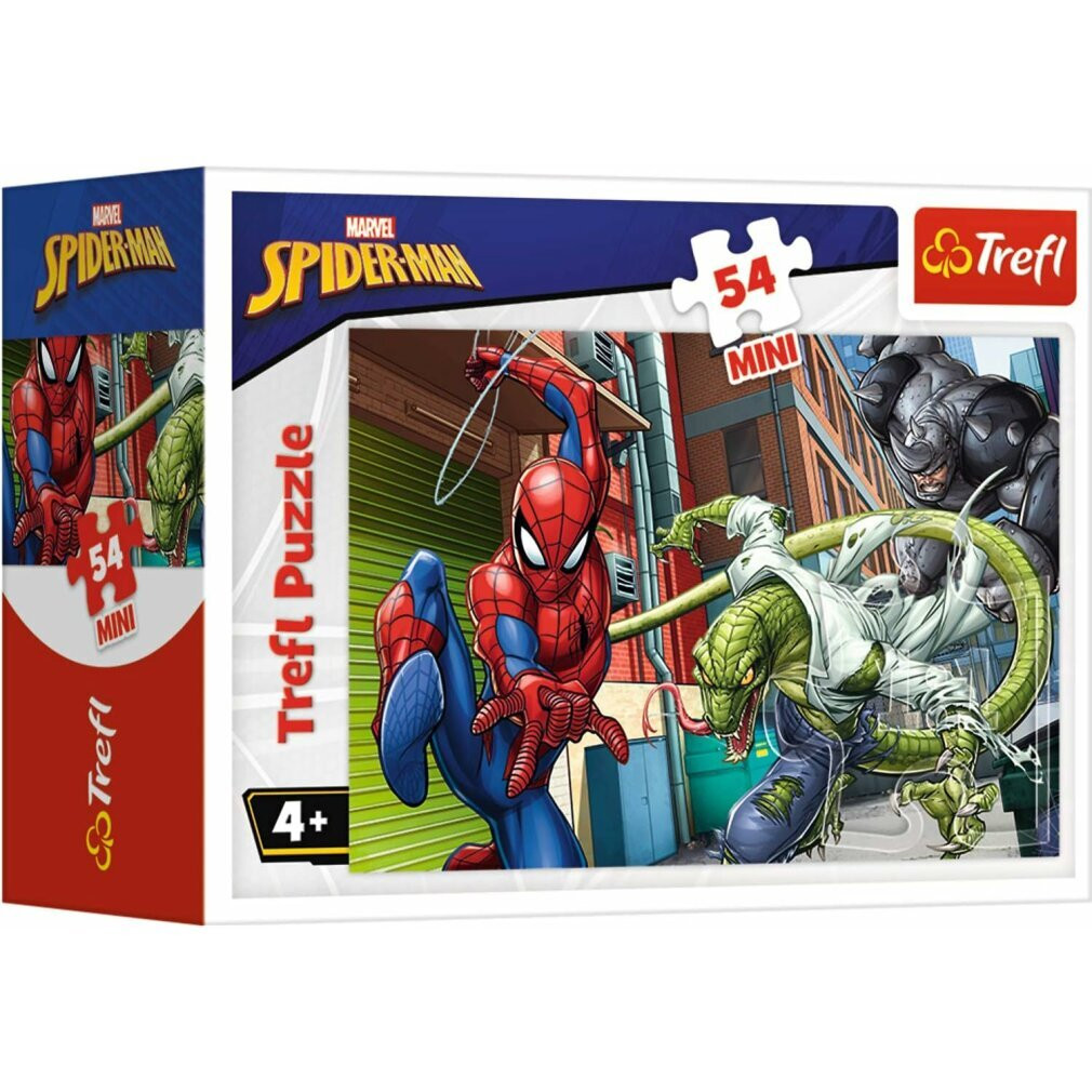 TREFL Puzzel Spiderman Tegen de schurken 54 stukjes