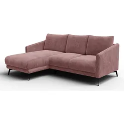 ECKSOFA VILT 3-Sitzer, altrosa