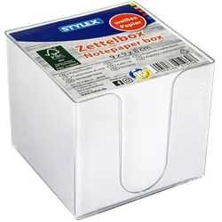 Stylex Zettelbox, weißes Papier