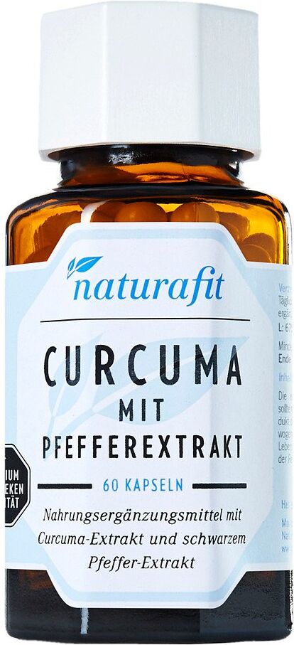 Naturafit Curcuma mit Pfeffer Kapseln