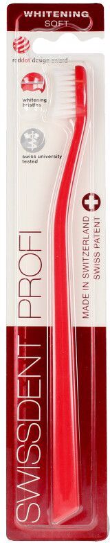 Swissdent Whitening Classic toothbrush #red