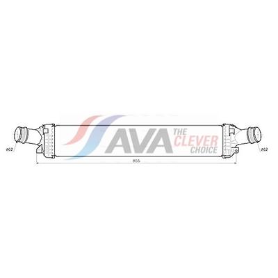 AVA CLEVER CHOICE Ladeluftkühler ai4457 für VW