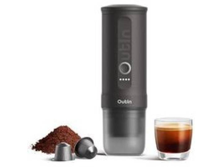 Machine à café expresso portable - Outin - OTEM-01-SG-UK - Auto-chauffante - USB-C - Gris sidéral