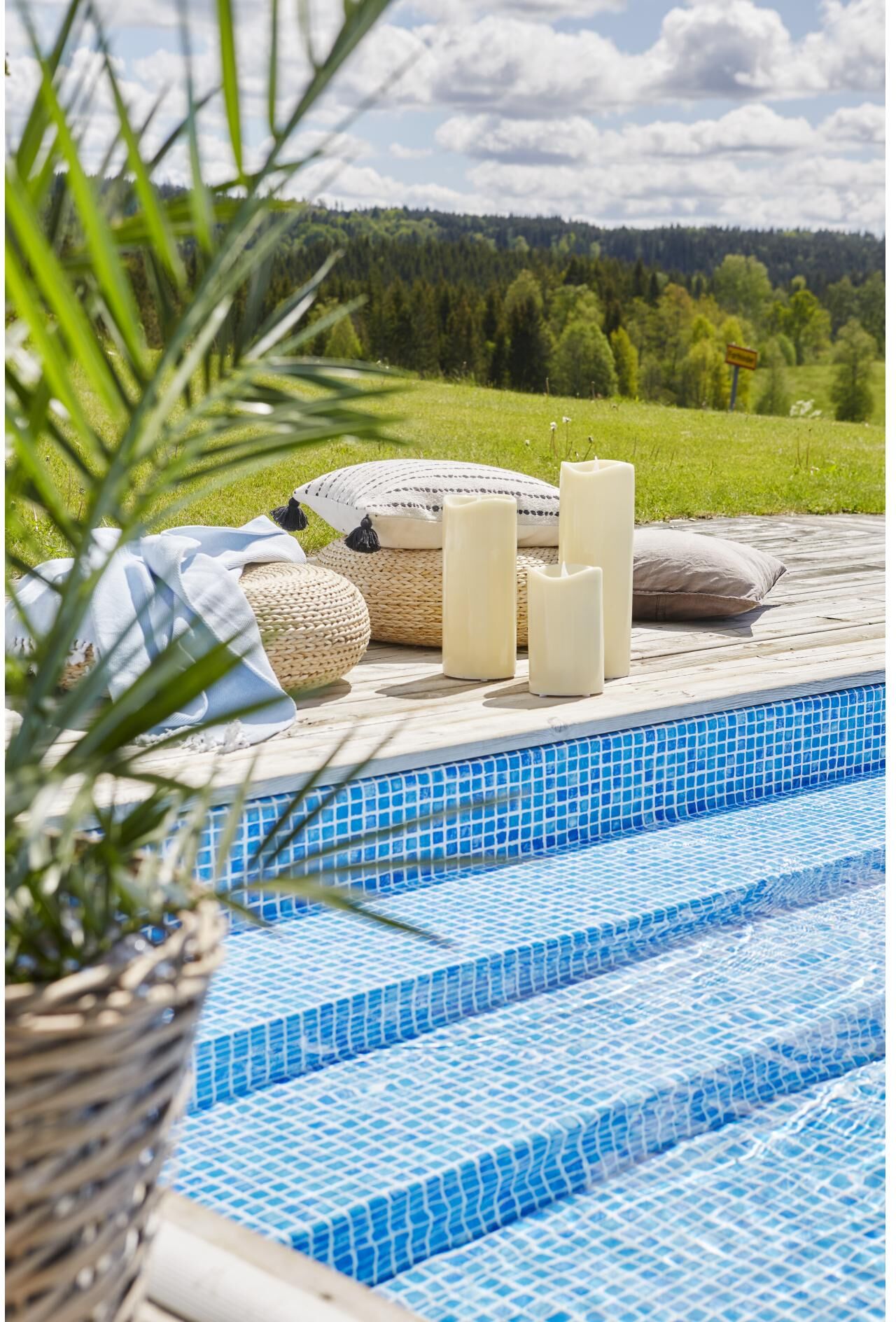 LED-Kerze "Star Trading LED-Kerze Pillar Grand", beige (natur), H:38cm Ø:12cm, Kunststoff, PARFORCE TRADITIONAL HUNTING, Kerzen, LED-Kerze natur Ø/H: 12cm x 38cm