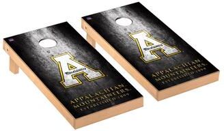 Skip's Garage Appalachian State Mountaineers Museum Cornhole Board Set