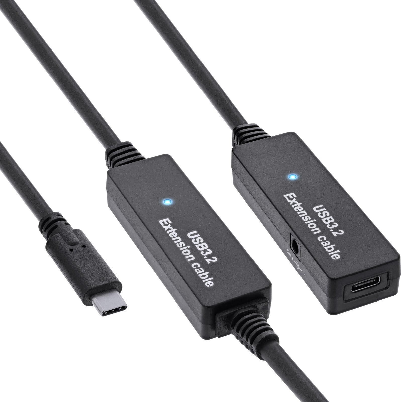 InLine USB 3.2 Gen.1 actieve verlengkabel USB-C naar USB-C, 15 meter
