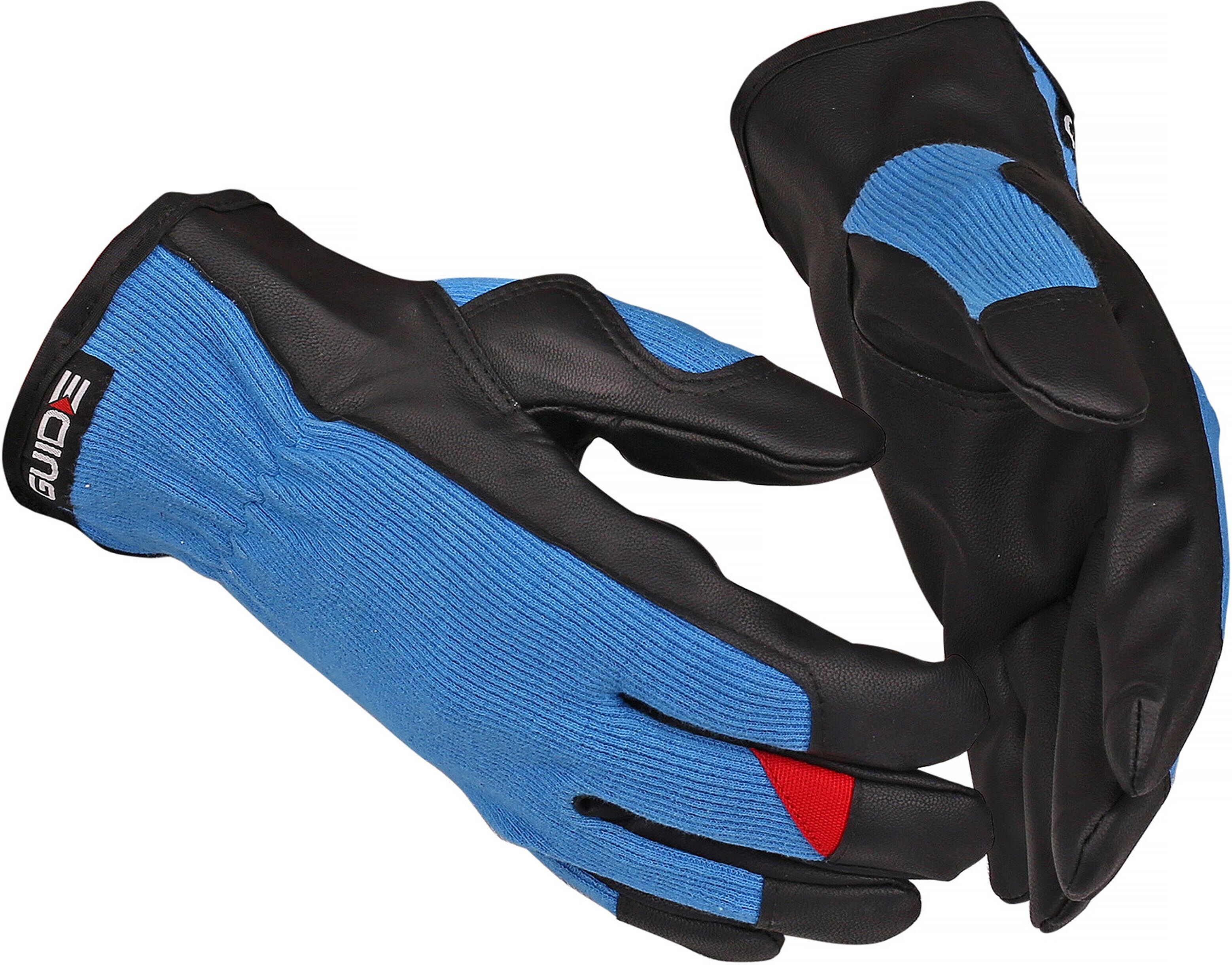 Guide Gloves Handske 766, syntet, bomull, förstärkt finger