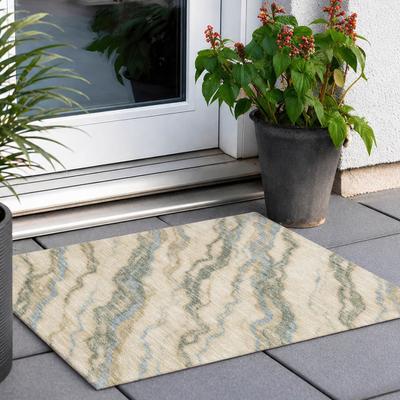 Addison Rugs Machine Washable Indoor/ Outdoor Contemporary Dell Chantille Rug