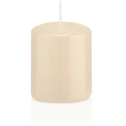 Wiedemann Kerzen Stumpenkerzen Creme Beige Ø 48 x 60 mm, 24 Stück, 14 Brenndauer