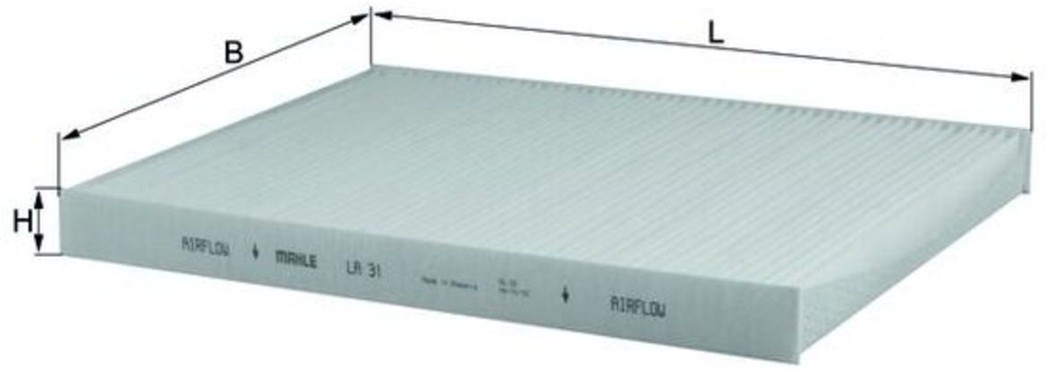 Knecht Filtro cabina LA 31