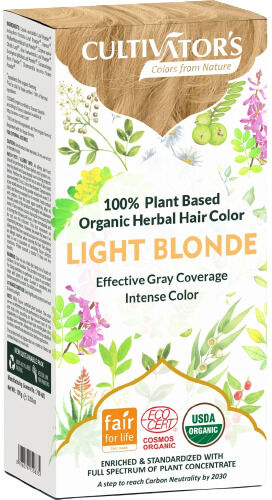 Cultivators Organic Hair Dye with Herbs 100 gr Light Blonde