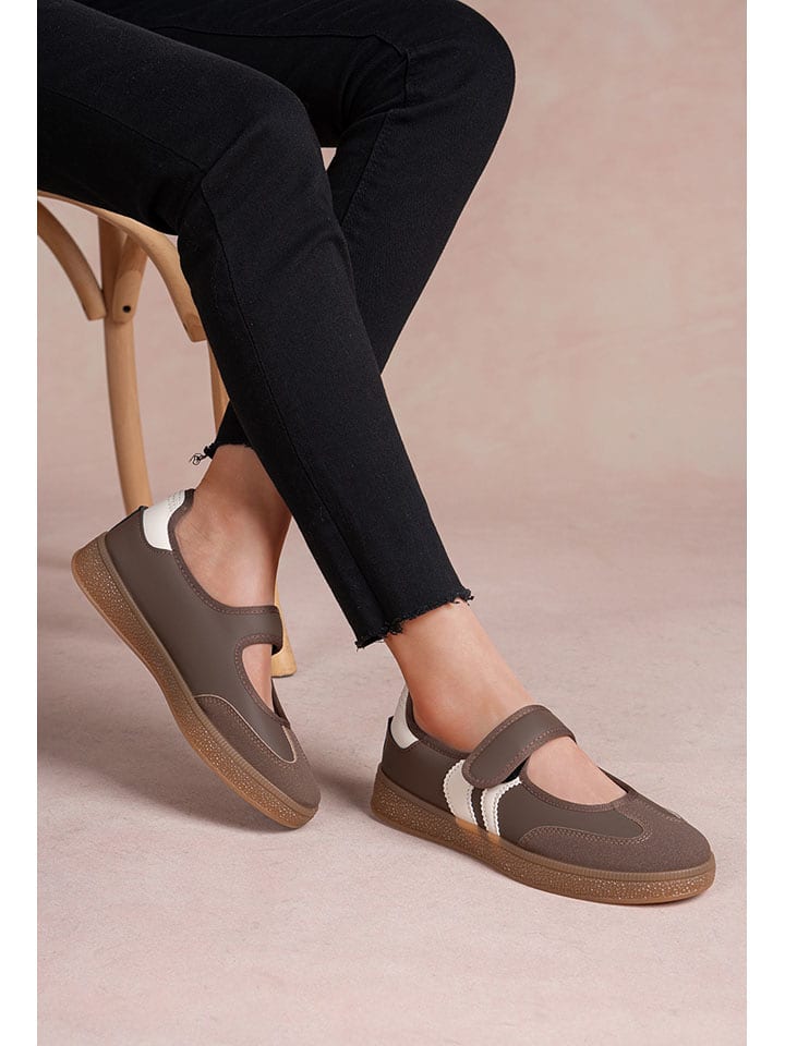 Foreverfolie Ballerinas in Braun - 36