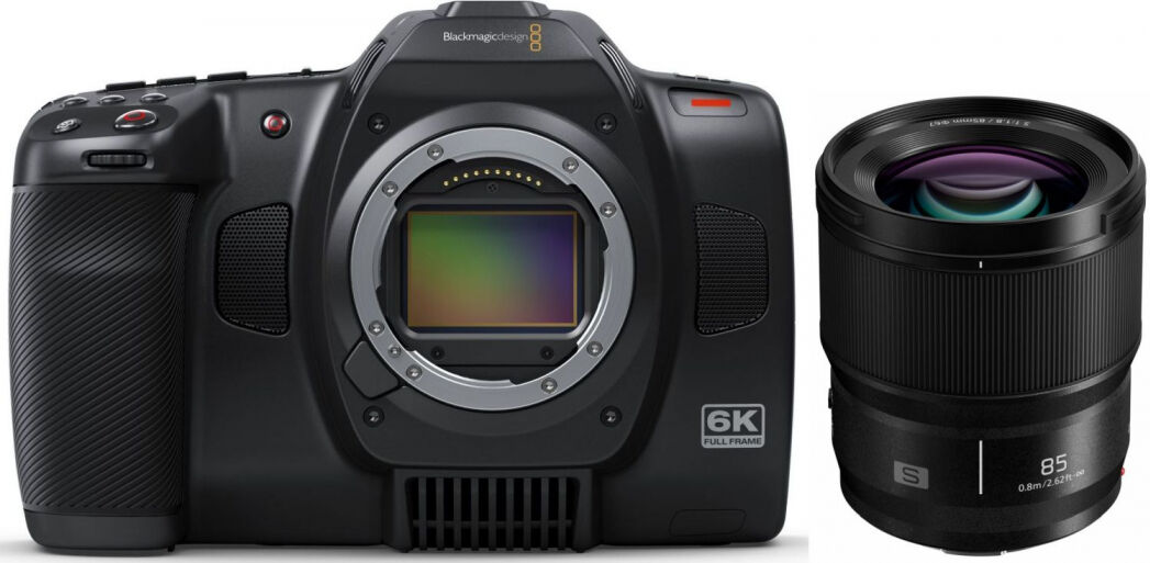 Blackmagic Cinema Camera 6K + Panasonic Lumix S 85mm f1,8   100,00EUR Panasonic Lumix Cashback