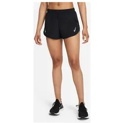Nike, Damen, Sporthose, W's Dri-Fit Tempo Race Running Shorts (M), Schwarz