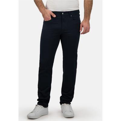 Stoffhose BRÜHL "York", Herren, Gr. 58, EURO-Größen, blau, 97% Baumwolle, 3% Elasthan, unifarben, lang, Hosen Stoffhose, in ALL-IN-ONE-Qualität