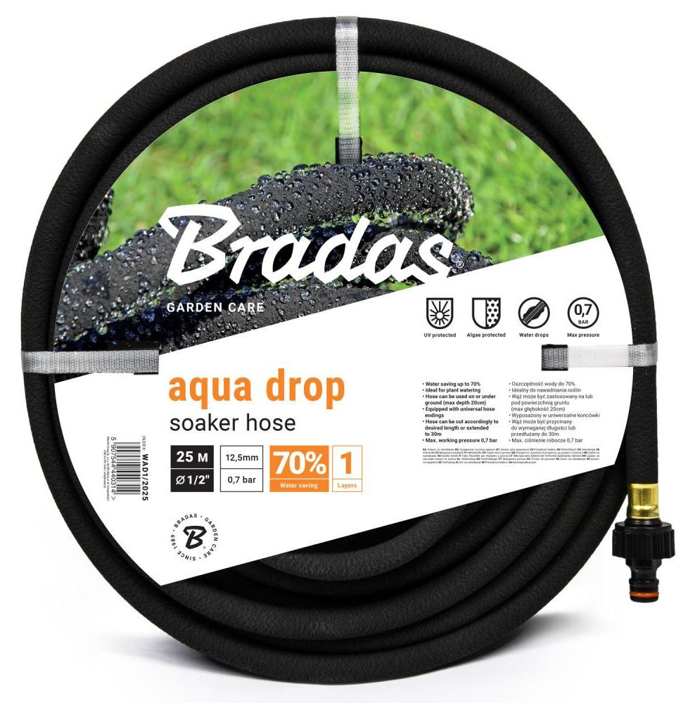 Bradas AQUA DROP tuinslang, 1/2 inch, 25 meter