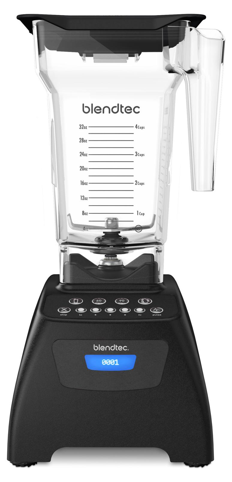 Blendtec - Classic 575 Black - Der professionelle Power- und Vielseitigkeitsmixer mit 5-stufiger Tastensteuerung + Pulse