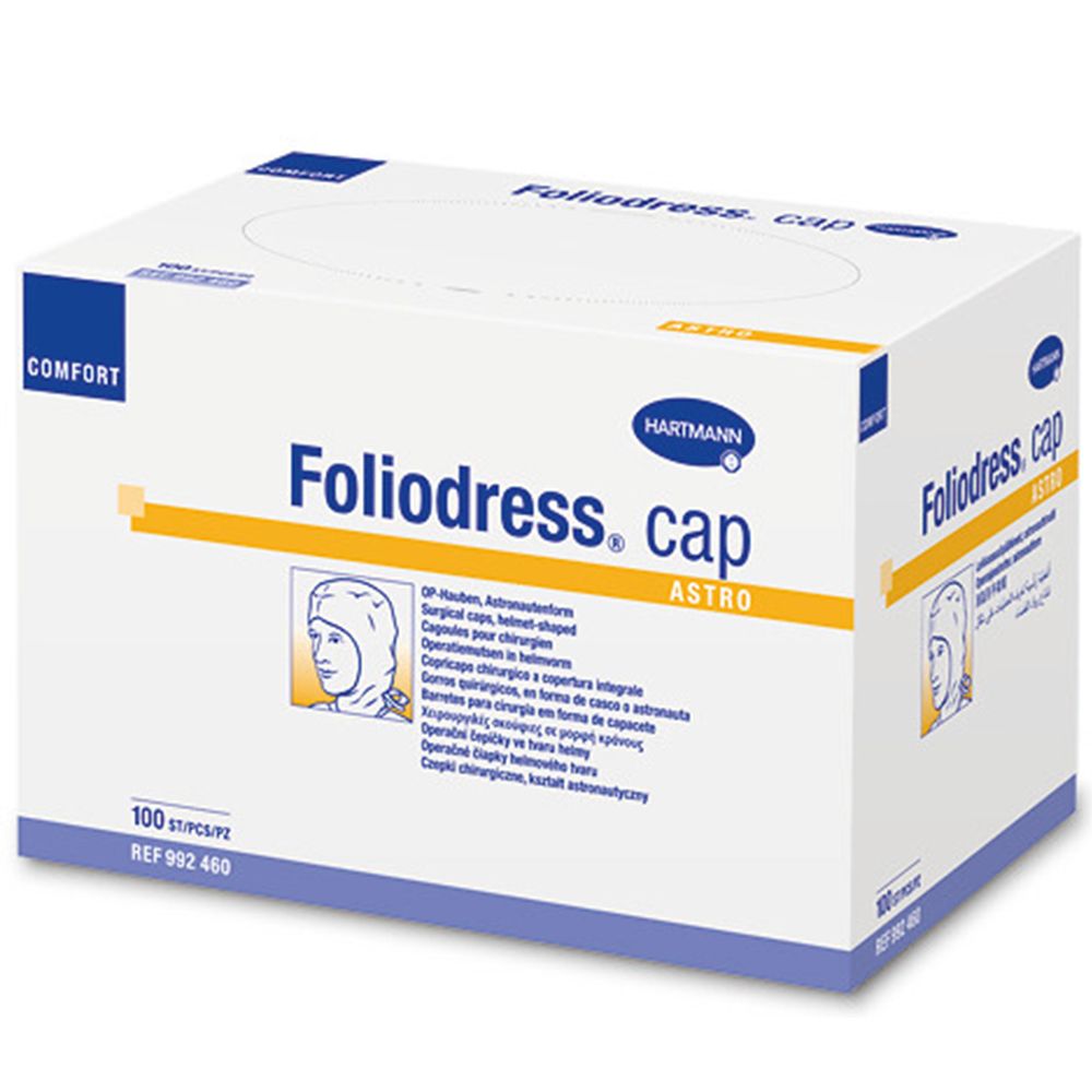 Foliodress Cap Comfort Universal grün OP-Hauben 100 St Sonstige