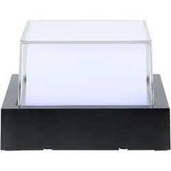 V-Tac, Gartenbeleuchtung, VT828 12W LED Wandleuchte Schwarz Quadratisch 4000K (1280 lm)