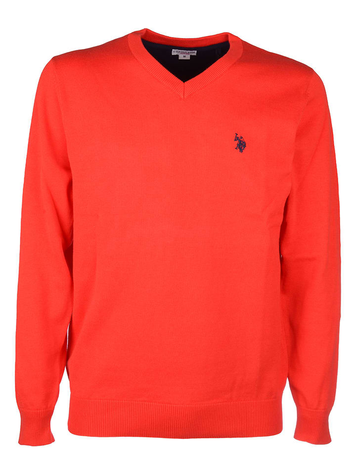 U.S. Polo Assn. Pullover in Rot - S