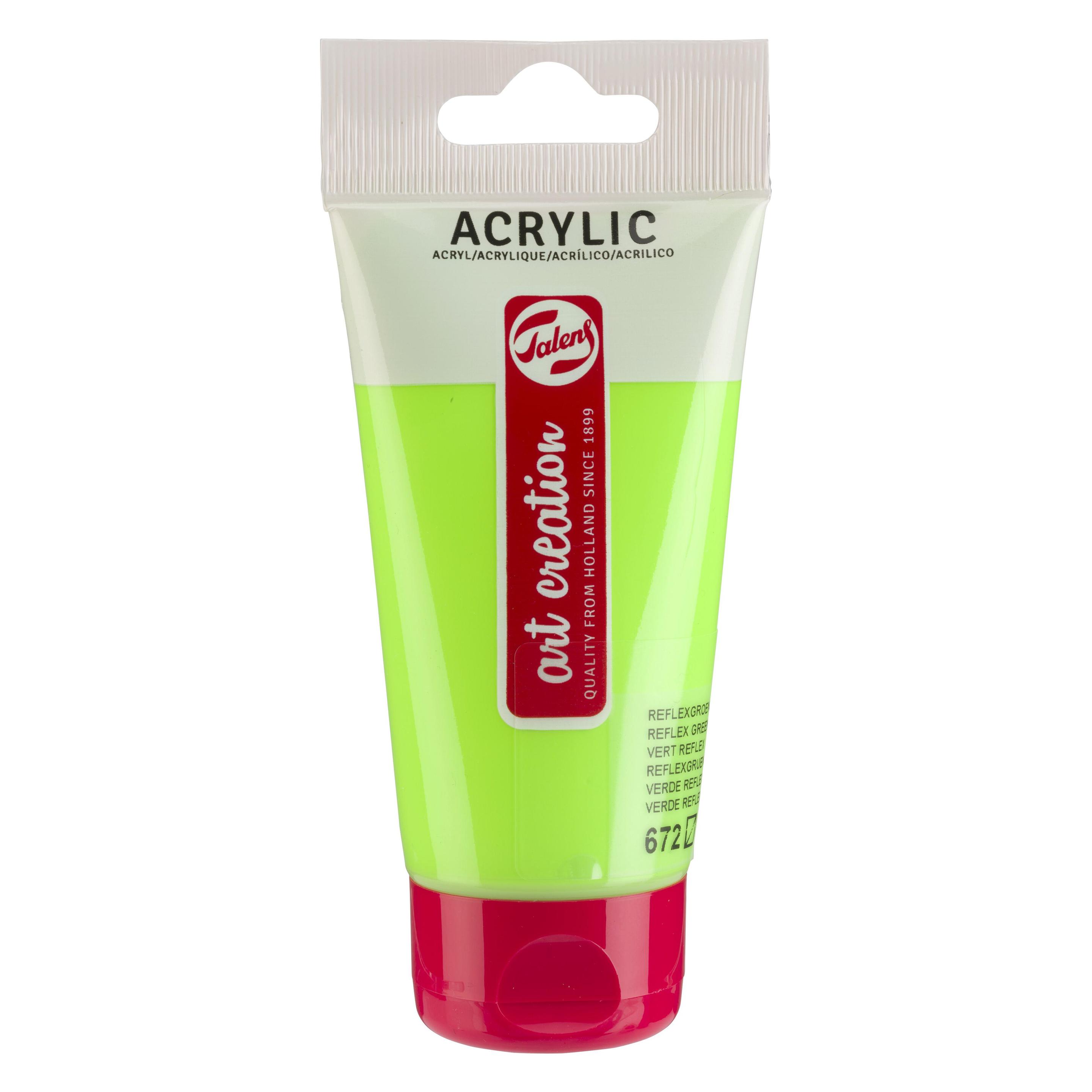 Talens Art Creation Acrylfarbe, Tube 75 ml, Reflexgrün 672 (75 ml) (3511672M)
