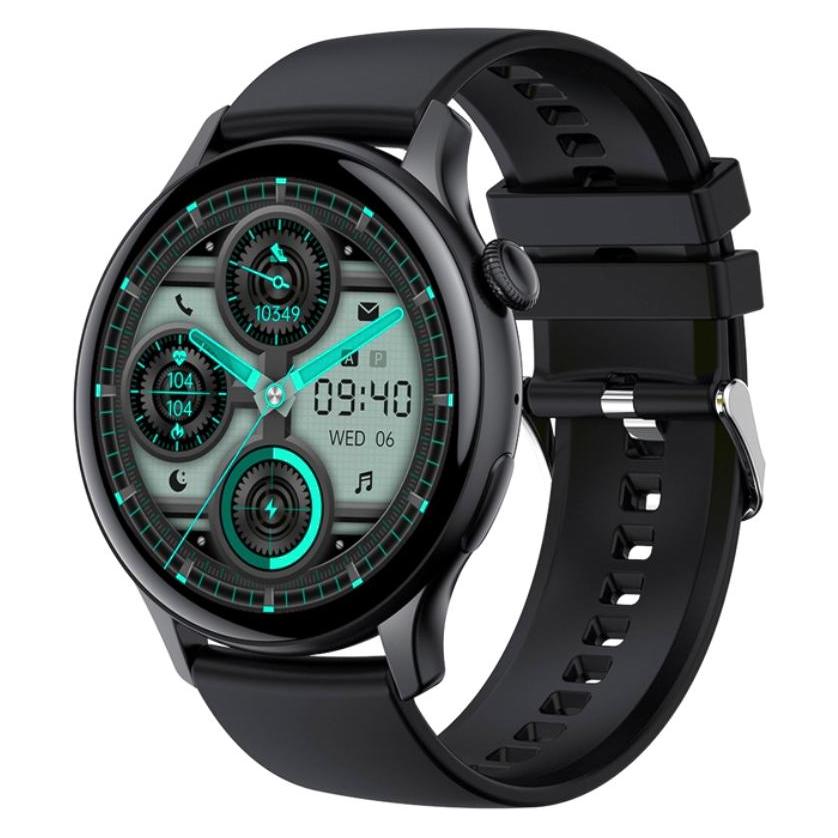 Rubicon Smartwatch RNCF10 Różowy (47 mm, Metall, Schwarz, ohne SIM) (13225569)