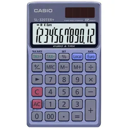 Casio, Taschenrechner, Sl-320ter (Batteriebetrieb, Solarenergie)