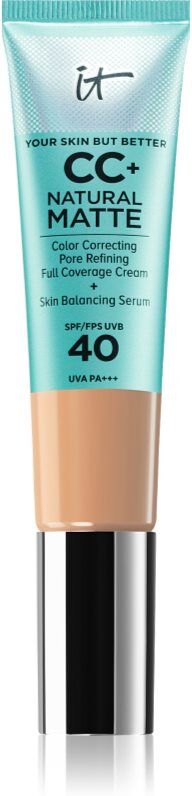 IT Cosmetics Your Skin But Better CC+ Natural Matte CC cream for a matt look SPF 40 Medium 32 ml