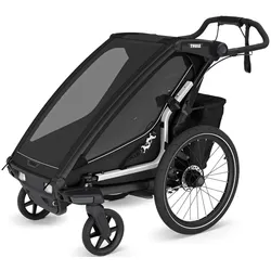 Thule Chariot Sport 2 single Schwarz – Multisport Fahrradanhänger