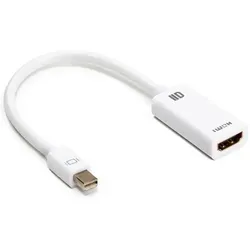 D2 Diffusion Mini displayport vers HDMI (1.80 m), Videokabel, Weiss