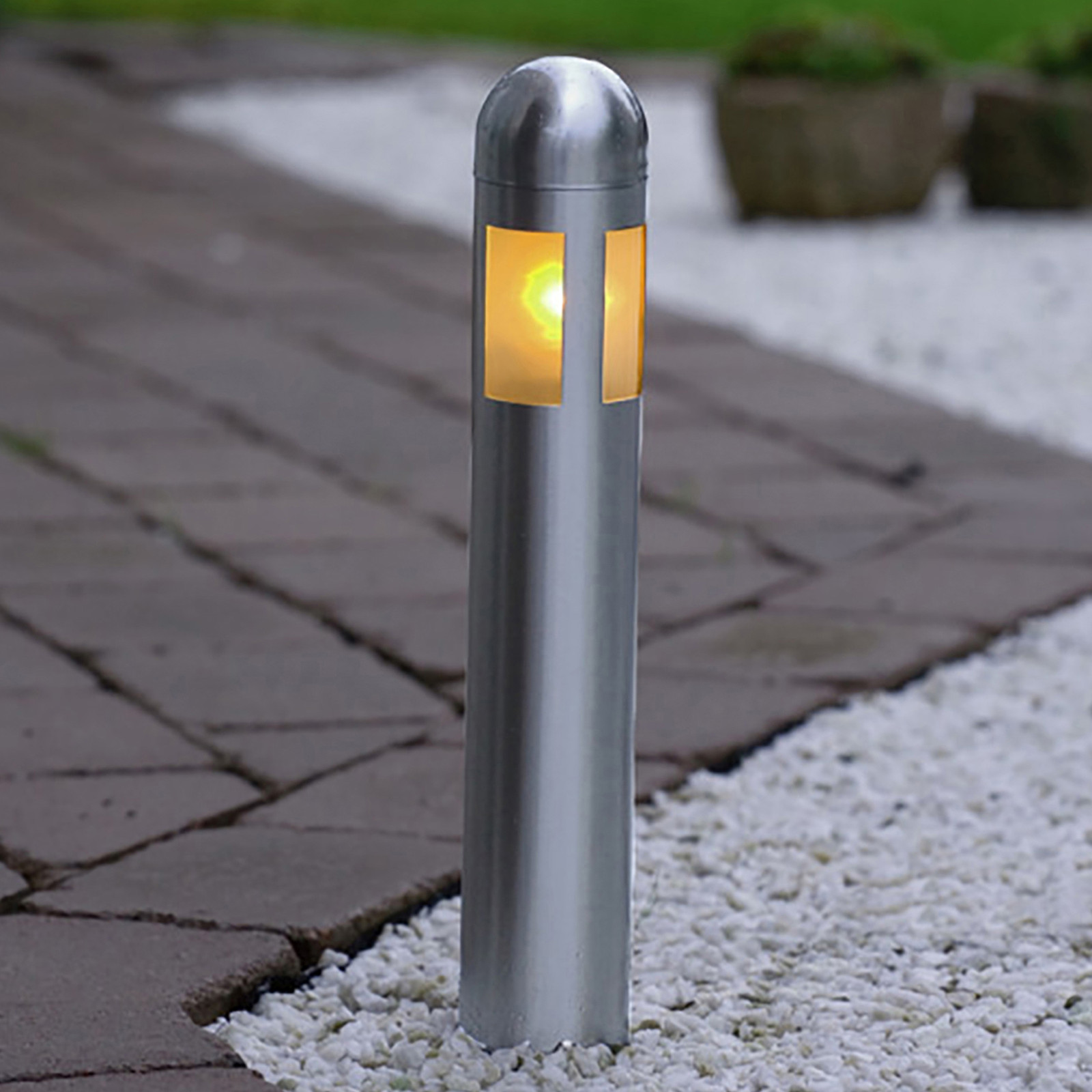 Konstsmide LED grondspot set van 3 zilver, Hoogte: 35 cm