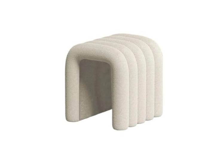 Zymjzbetic Schminkhocker Kreativer Make-up-Stuhl, Schlafzimmer, Ankleidehocker, Esszimmer, Heimdekoration, Schuhwechsel, praktisch(Beige)