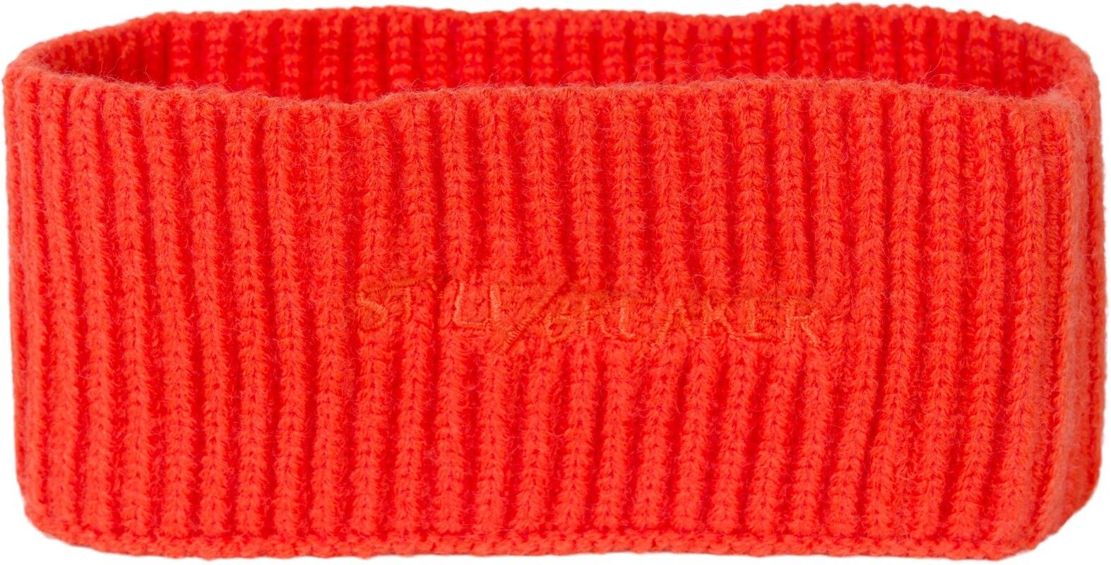 Stirnband STYLEBREAKER "Strick Stirnband Rippenmuster", Damen, orange, Obermaterial: 100% Polyester PES., Modisch, Mützen Stirnband