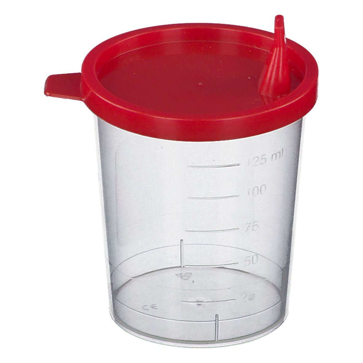 Urinbecher mit Schnappdeckel 1 St Becher