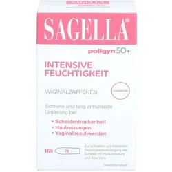 SAGELLA poligyn 50+ intensive Feuchtigkeit Ovula
