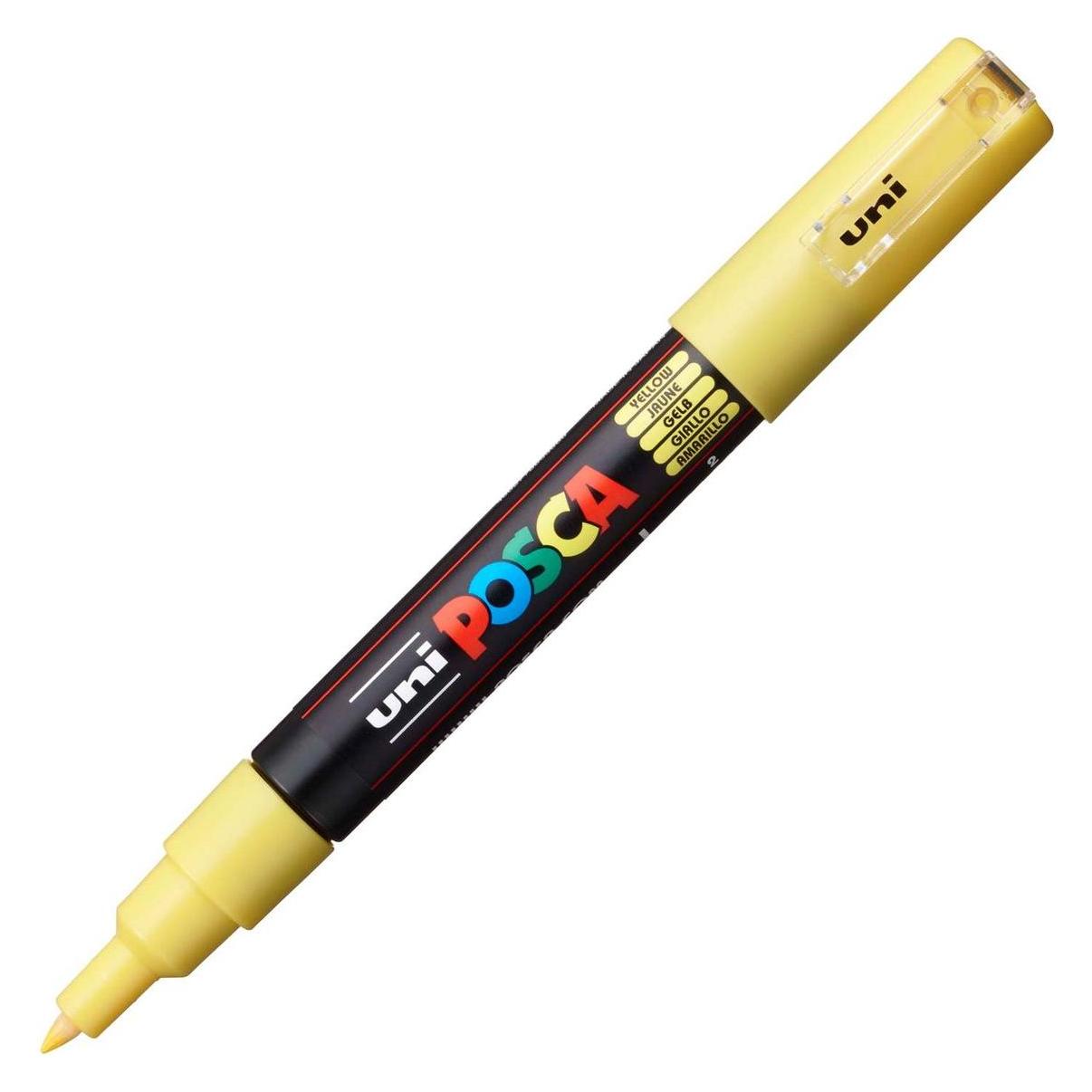 Posca Extra Fine Marker PC-1M (1x) (PC1M gelb) Mindestbestellmenge: 6 Stück