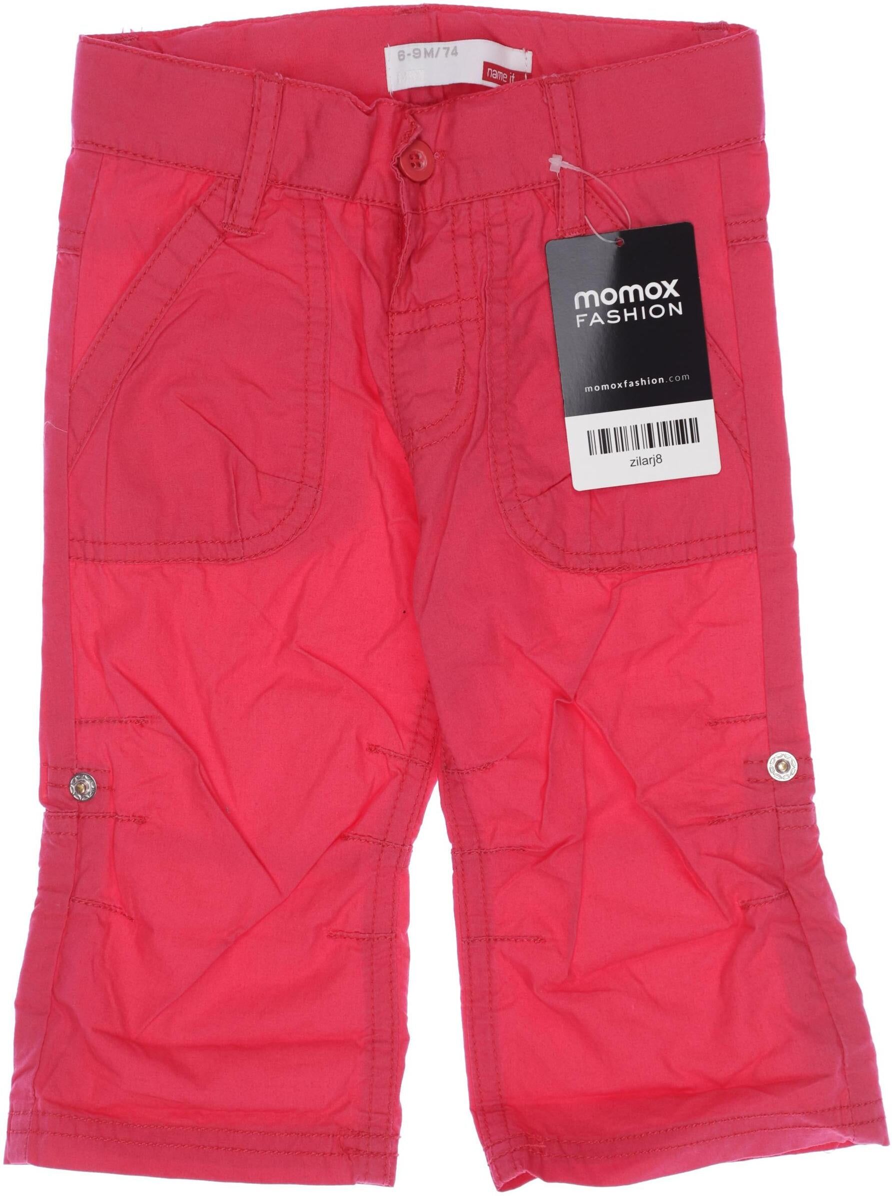 name it Mädchen Jeans, Rot, Gr. EU 74, Baumwolle - Second Hand