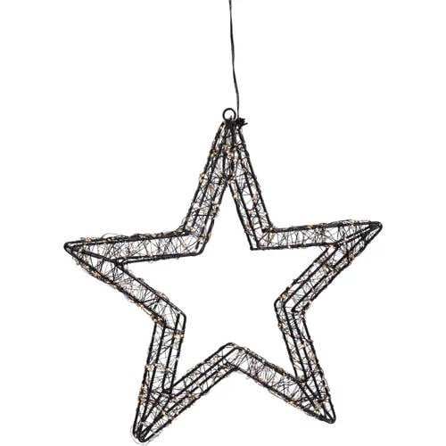 Home & Styling Collection kerstster met warm witte verlichting, 36 cm